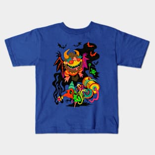 robot bat and donkey Kids T-Shirt